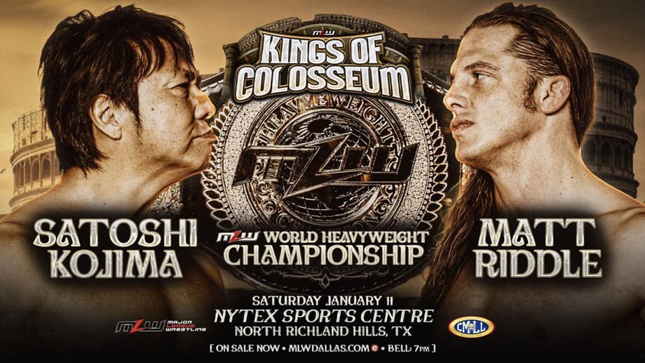 Matt Riddle Has A Chance To Become The MLW World Heavyweight Champion At KINGS OF COLOSSEUM