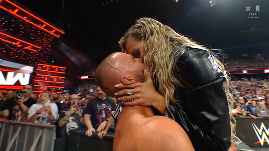 Maxxine Dupri Kisses Austin Theory, Turns Heel & The Vision Win Back The Tag Team Titles!
