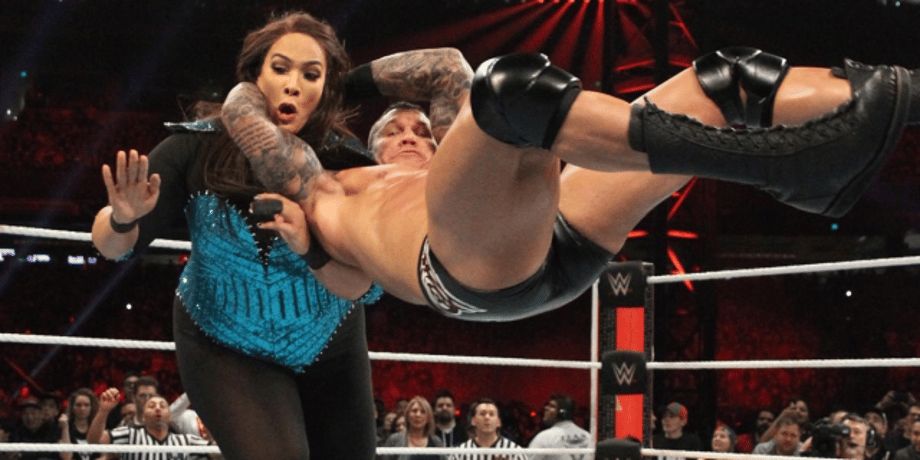 Nia Jax Made An Unexpected Impact (And Took An RKO) In The Men's ROYAL RUMBLE Match