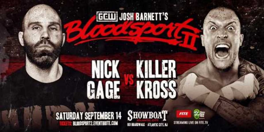 Nick Gage Will Take On Killer Kross At JOSH BARNETT's BLOODSPORT II