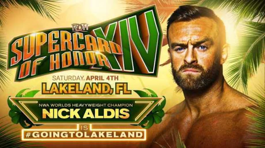 NWA Worlds Heavyweight Champion Nick Aldis Will Take On ROH World Champion PCO At SUPERCARD OF HONOR