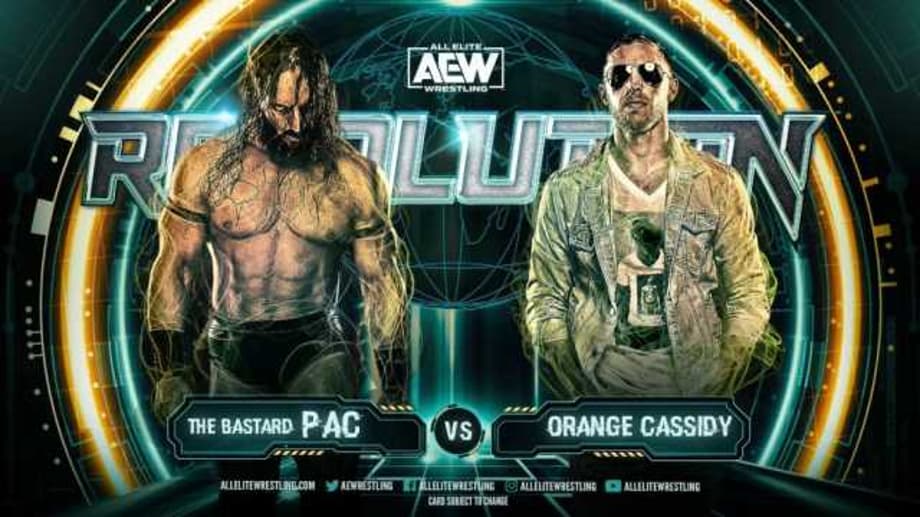 Orange Cassidy Will Have His First Official Singles Match Against PAC At AEW REVOLUTION