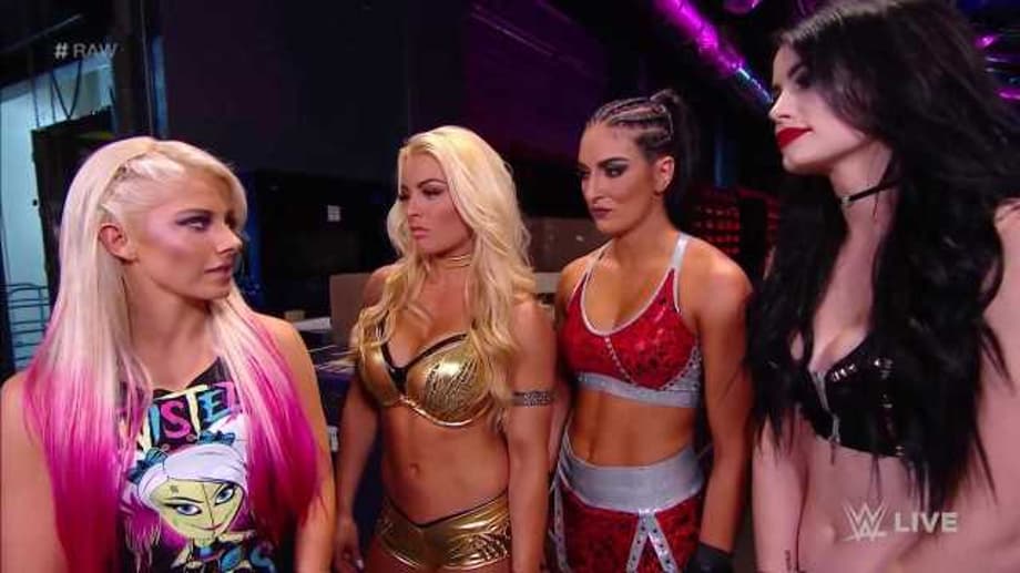 Paige Returns To RAW, And Brings NXT Superstars Sonya Deville And Mandy Rose With Her!