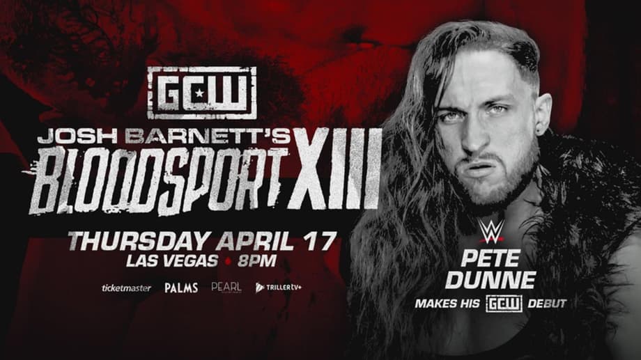 Pete Dunne Announced For JOSH BARNETT'S BLOODSPORT