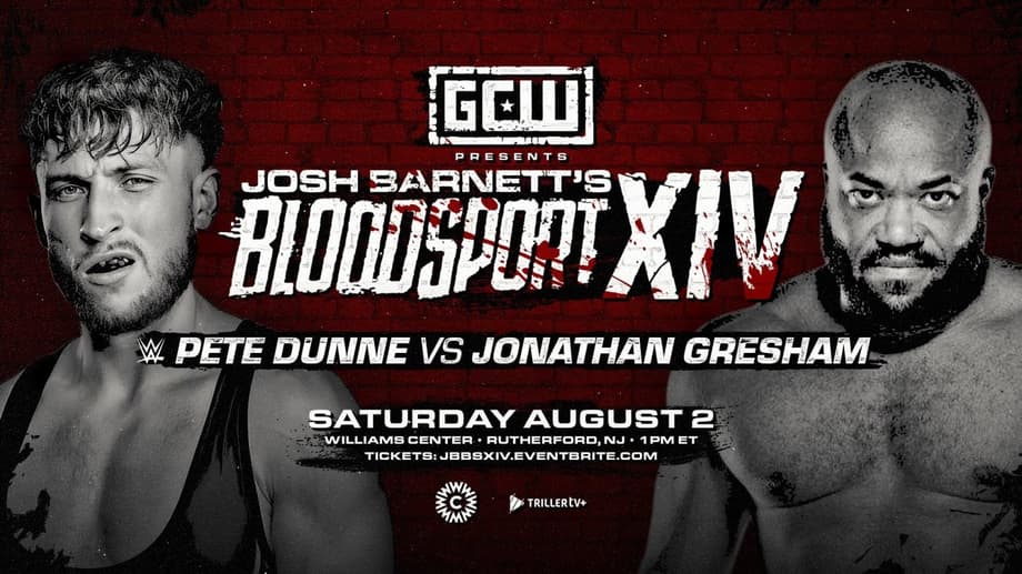 Pete Dunne vs. Jonathan Gresham Confirmed For BLOODSPORT XIV