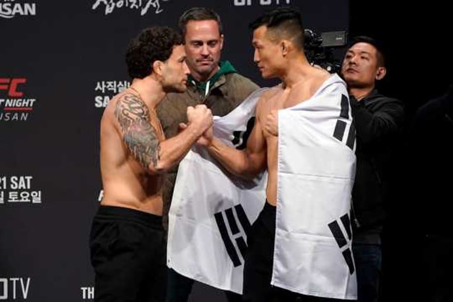 Quick Results For The UFC FIGHT NIGHT BUSAN Event Featuring Former UFC Lightweight Champion Frankie Edgar