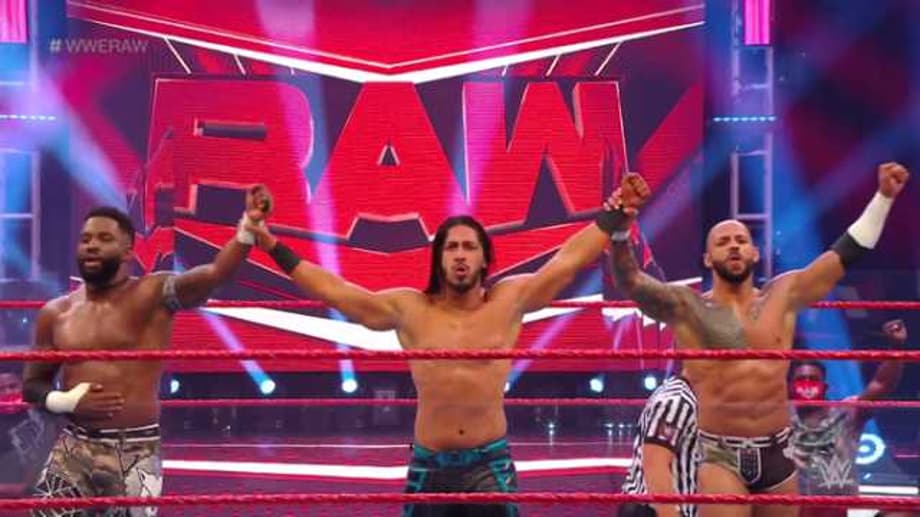 RAW: Shelton Benjamin Joins MVP's Stable To Face Ricochet, Cedric Alexander & The Returning Mustafa Ali