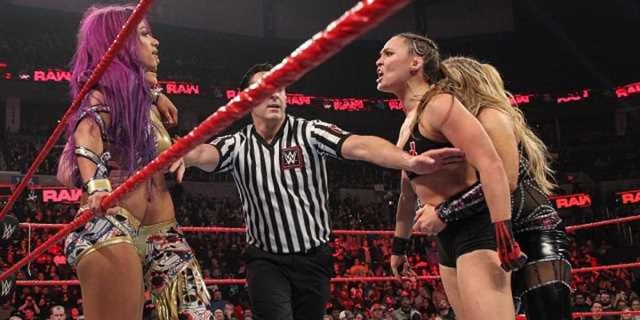 RAW Went Off The Air With A Tense Staredown Between Ronda Rousey And Sasha Banks