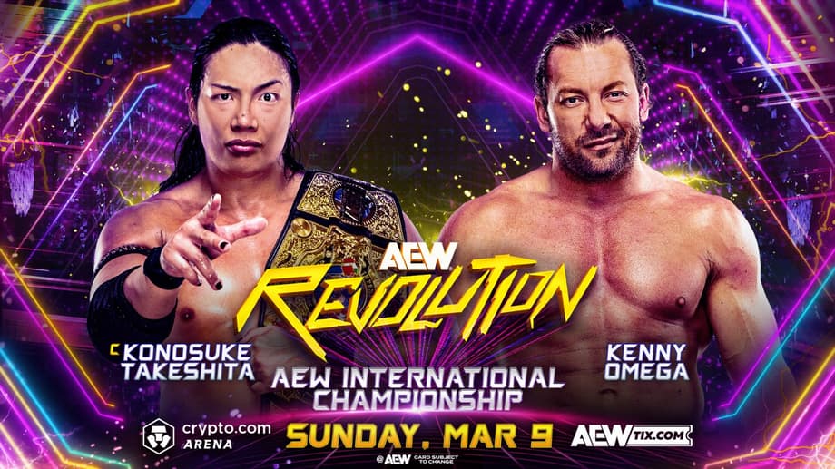 Ricochet vs Swerve Strickland II & International Title Match Set For AEW Revolution