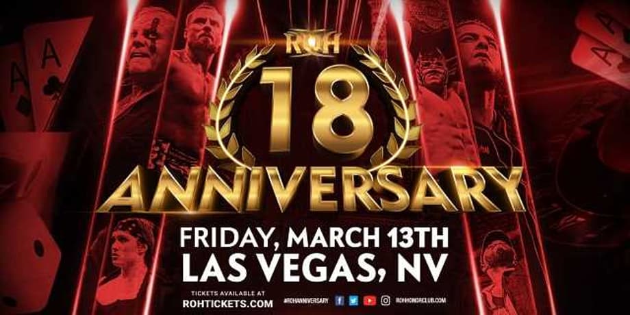 RING OF HONOR To Celebrate Its 18th Anniversary With Two Big Shows In Las Vegas This March