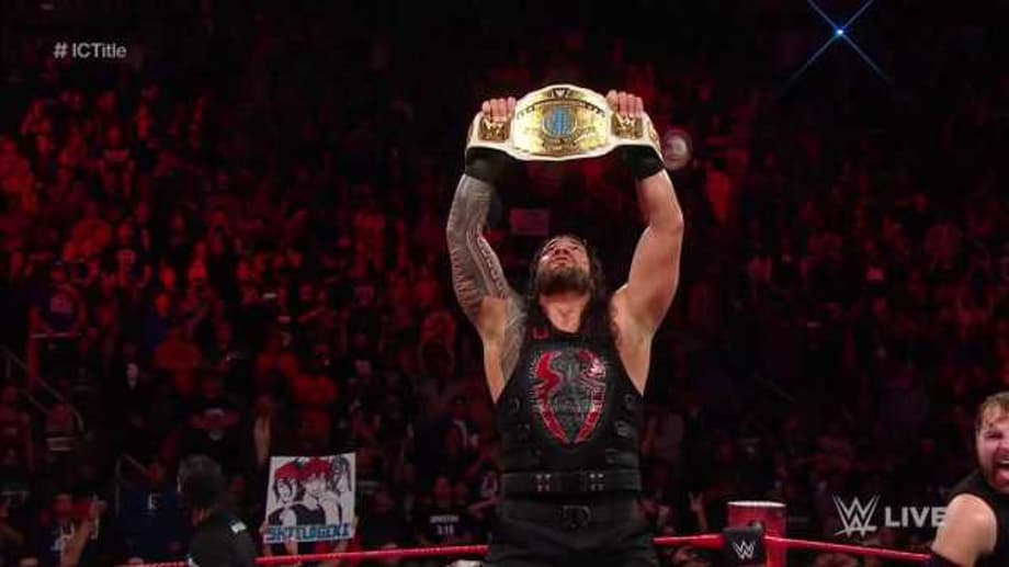 Roman Reigns Defeats The Miz On RAW To Become The New WWE Intercontinental Champion