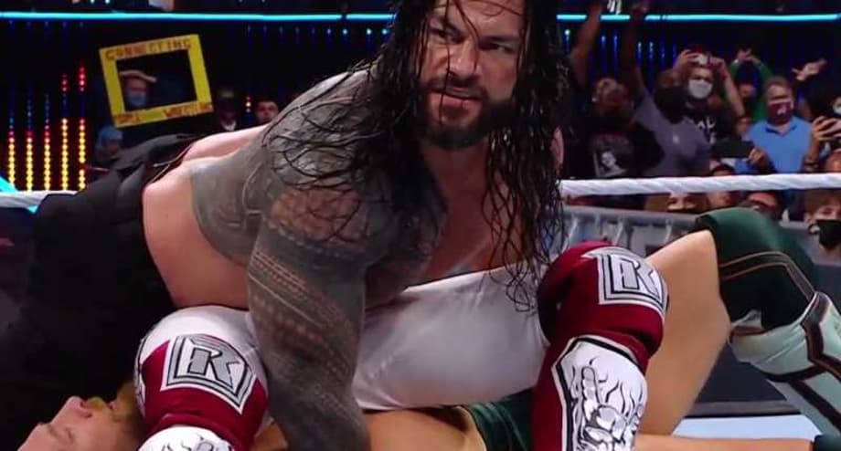 Roman Reigns Retains The Universal Title At WRESTLEMANIA By Pinning BOTH Edge & Daniel Bryan