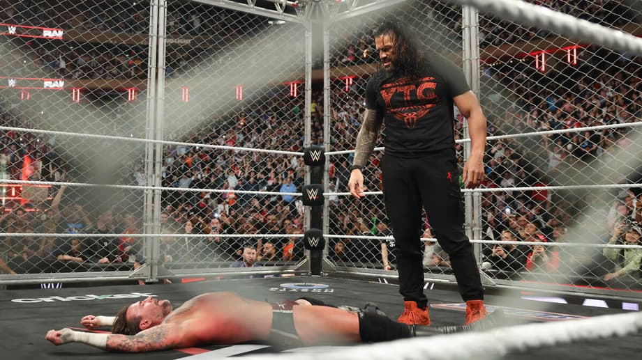 Roman Reigns Returns On RAW To Take Out CM Punk And Seth Rollins Ahead Of WRESTLEMANIA