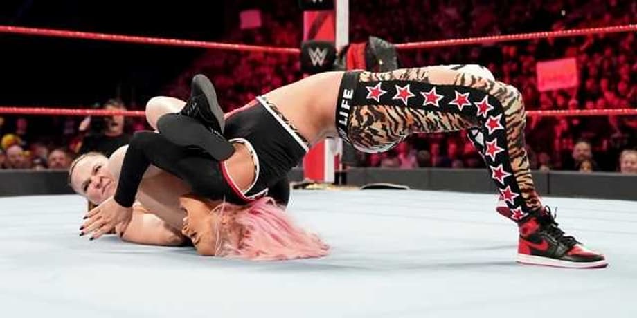 Ronda Rousey Destroys 2/3 Of The Riott Squad After A Backstage Altercation With Becky Lynch