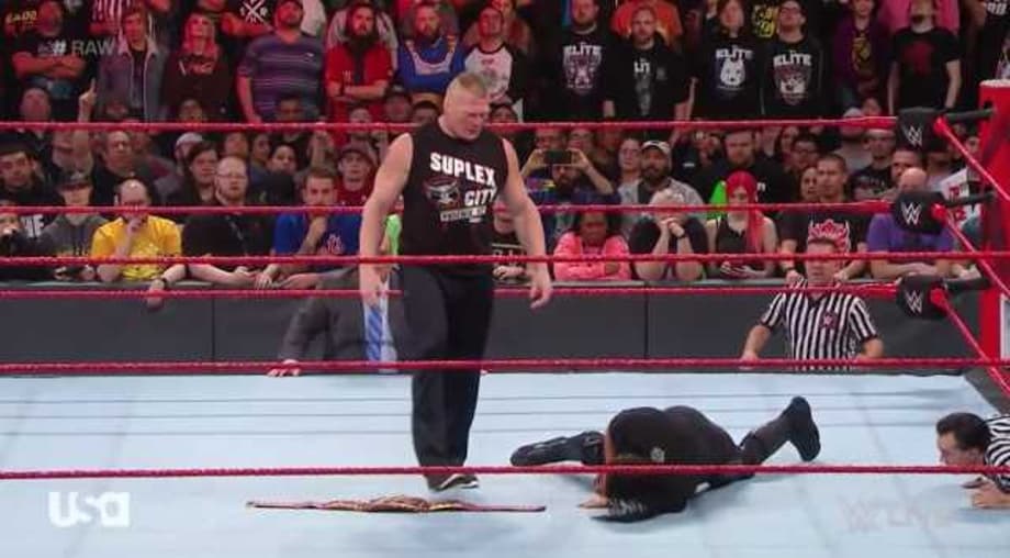 ROYAL RUMBLE Winner Seth Rollins Steps-Up To Brock Lesnar On RAW, But Pays The Price