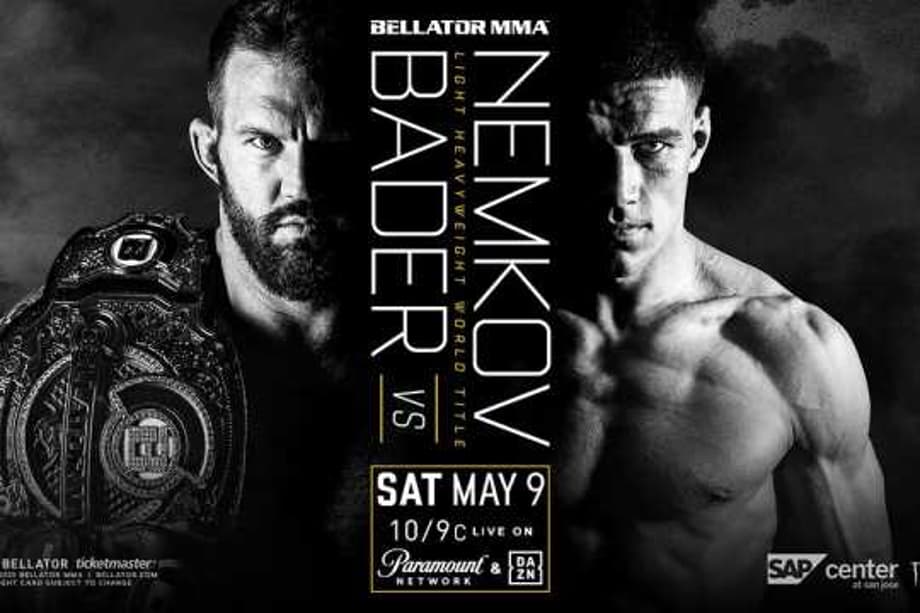 Ryan Bader Will Defend The BELLATOR Light Heavyweight Championship Against Vadim Nemkov