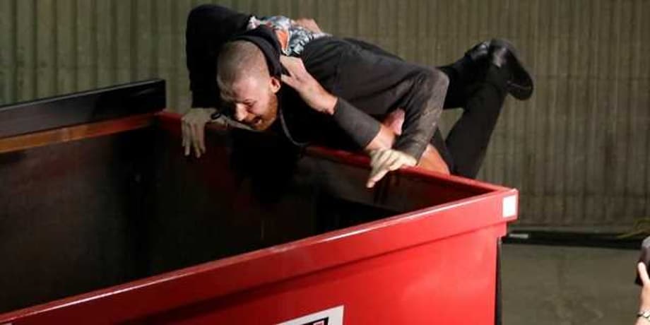 Sami Zayn Was Thrown In The Trash On Last Night's RAW...Literally
