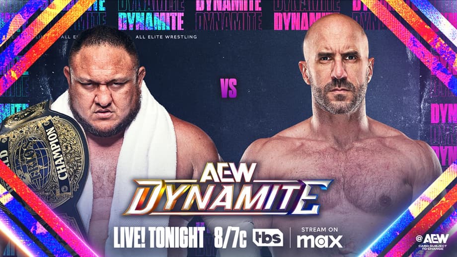 Samoa Joe Gets His Shot At Revenge On Tonight's AEW DYNAMITE