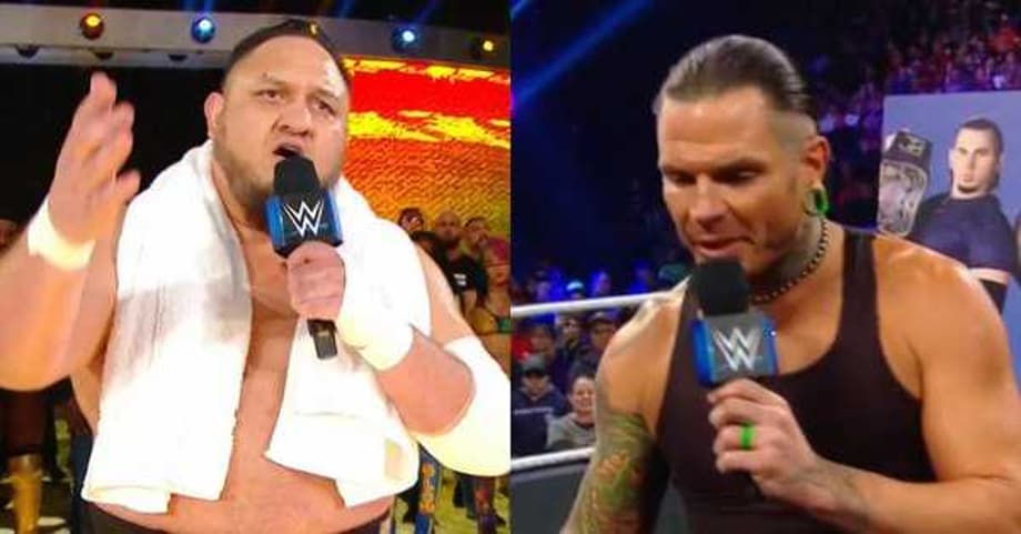 Samoa Joe Interrupts Jeff Hardy's 20-Year Celebration On SMACKDOWN LIVE With A Biting Promo