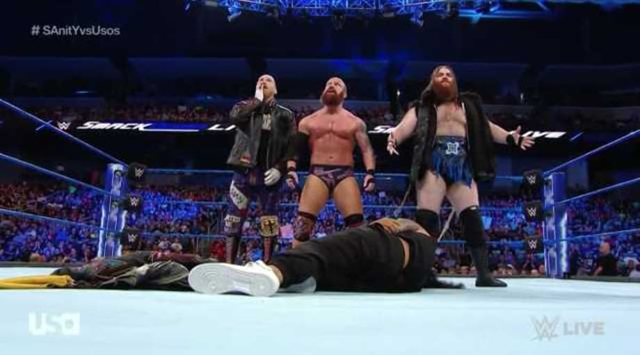 SAnitY Made Their SMACKDOWN LIVE Debut Tonight And Decimated The Usos Before The Bell Even Rang