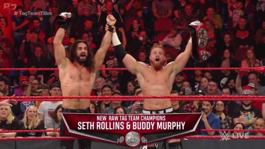Seth Rollins And Buddy Murphy Defeat The Viking Raiders To Become New RAW Tag-Team Champions