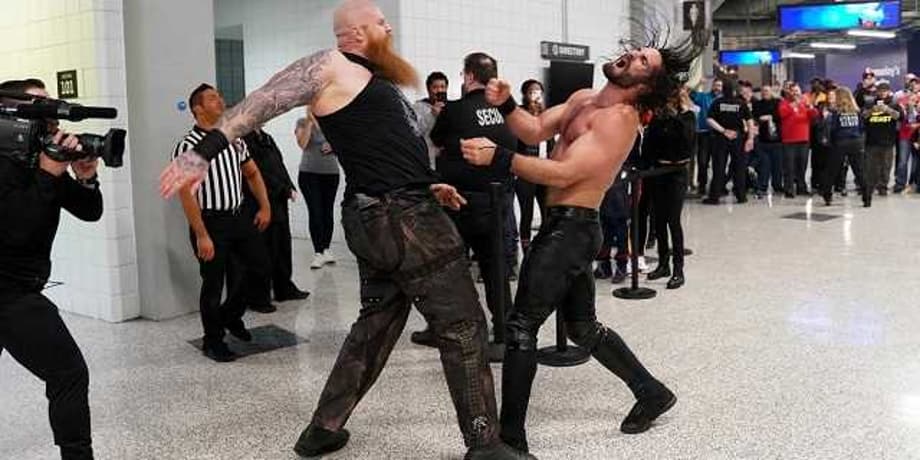Seth Rollins Found An Inventive Way To Defeat Erick Rowan In A Fall's Count Anywhere Match On RAW