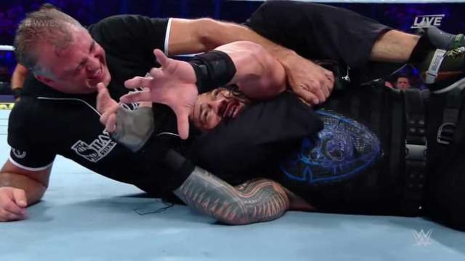 Shane McMahon Pins Roman Reigns At SUPER SHOWDOWN... With A Little Help From Drew McIntyre