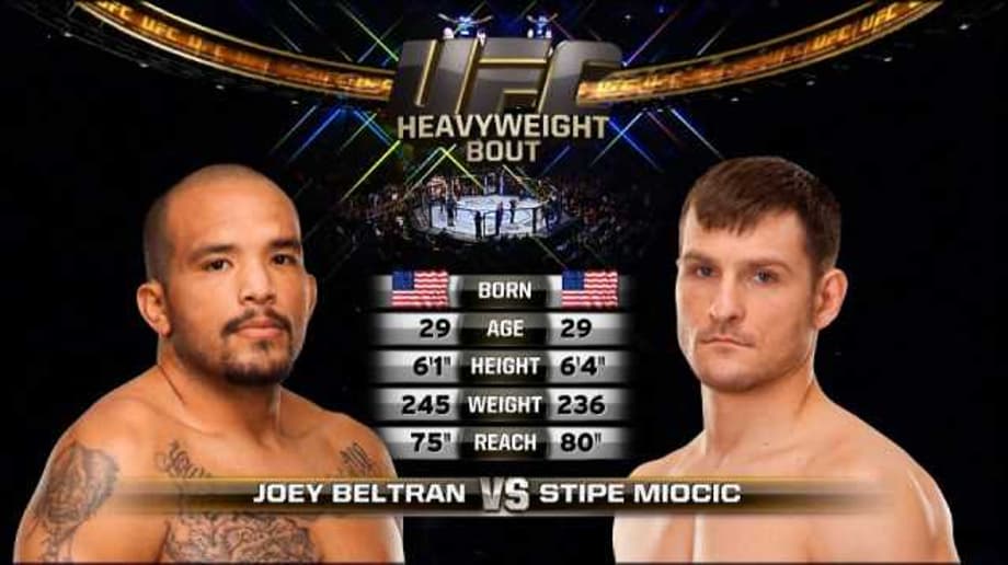 Stipe Miocic's Heavyweight Fight Against Joey Beltran At UFC 136 Is Released