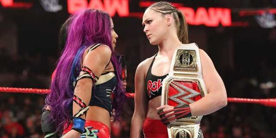 Tensions Rose Between Ronda Rousey And Sasha Banks During RAW Ahead Of Their ROYAL RUMBLE Match