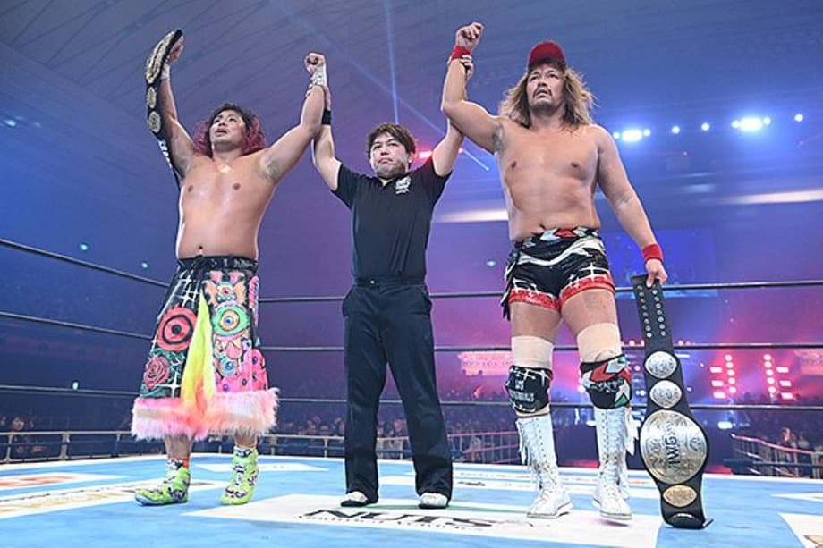 Tetsuya Naito and Hiromu Takahashi Won The IWGP World Tag Team Titles At The NEW BEGINNING IN OSAKA