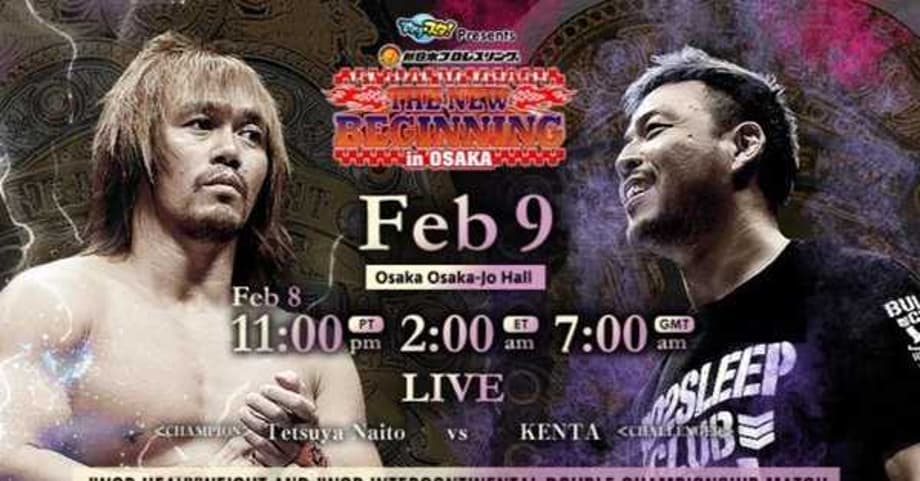 Tetsuya Naito Retains The IWGP Heavyweight & IC Titles Over KENTA At NJPW NEW BEGINNING