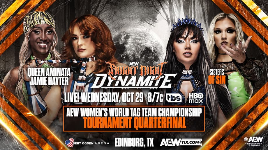 The AEW Women's Tag Team Tournament Starts On Tonight's AEW FRIGHT NIGHT Special