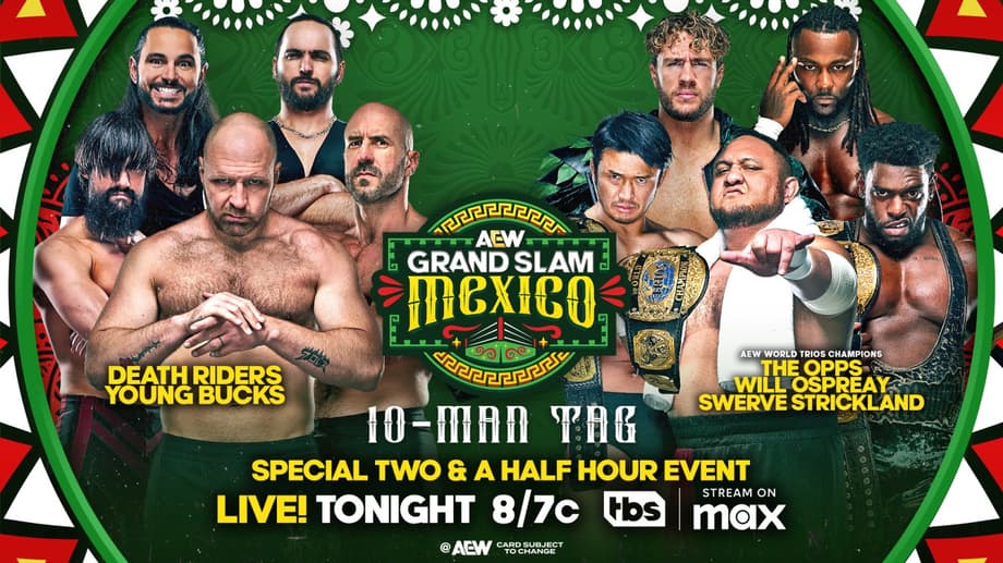 The AEW World Champion Will Be In Action On Tonight's AEW GRAND SLAM Special