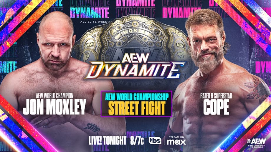 The AEW World Heavyweight Championship Will Be Defended Tonight On DYNAMITE