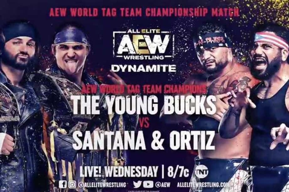 The AEW World Tag Team Championship Match Will Headline Tonight's Episode Of DYNAMITE