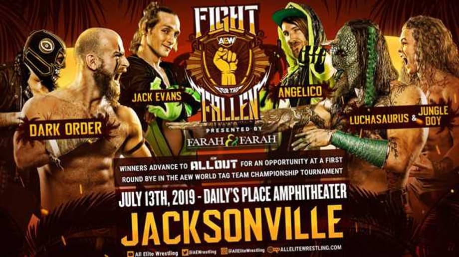 The Dark Order Wins A Wild Triple Threat Tag Team Match At AEW's FIGHT FOR THE FALLEN