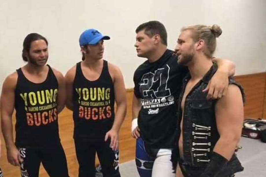 The Elite Members Share A Photo Of The ALL ELITE WRESTLING Contract Signing