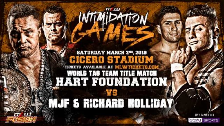 The Hart Foundation Vs. MJF & Richard Holliday Confirmed For MLW: INTIMIDATION GAMES