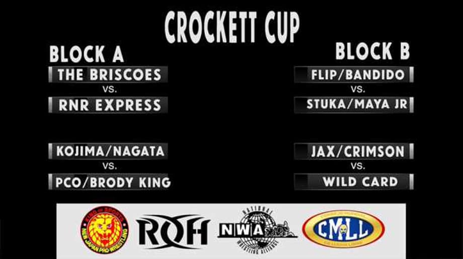 The NATIONAL WRESTLING ALLIANCE Reveals The Match Card For The Crockett Cup Event