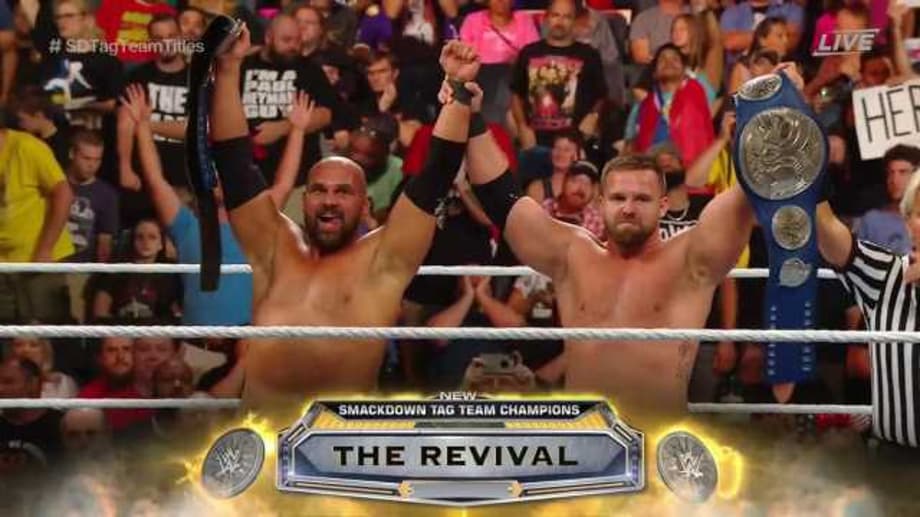 The Revival Defeat The New Day For The SMACKDOWN Tag-Team Titles At CLASH OF CHAMPIONS