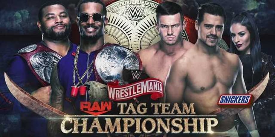 The Street Profits Retain The RAW Tag Team Titles At WRESTLEMANIA As Bianca Belair Destroys Zelina Vega