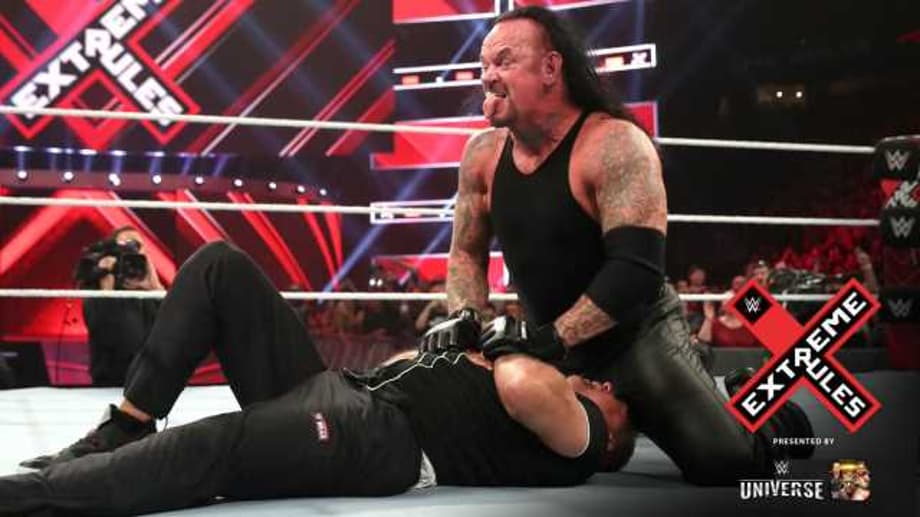 The Undertaker And Roman Reigns Defeat Shane McMahon And Drew McIntyre At EXTREME RULES