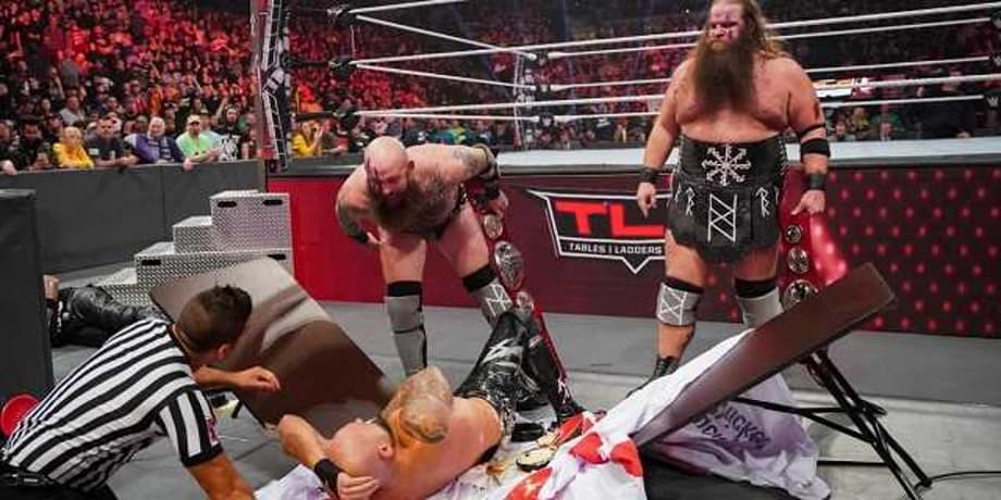 The Viking Raiders Vs. The O.C. Ended With Karl Anderson Going Through A Table...Of KFC