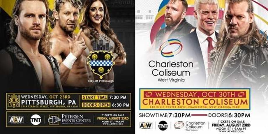 Tickets For Two More Episodes Of ALL ELITE WRESTLING's Weekly Show On TNT Are Now On Sale