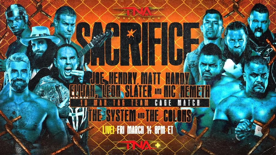 TNA Sacrifice 2025 Results: 10-Man Tag Team Steel Cage Match & More