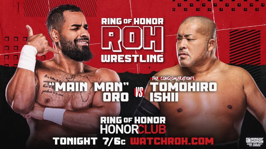 Tomohiro Ishii Returns To ROH To Battle Former NXT Star Oro