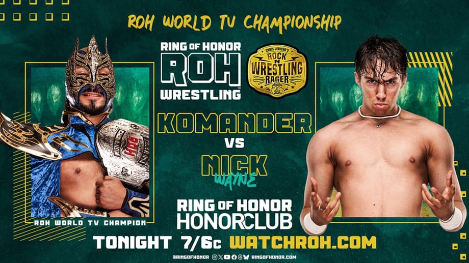 Tonight's Special RING OF HONOR Episode Features A First-Time Ever Title Match