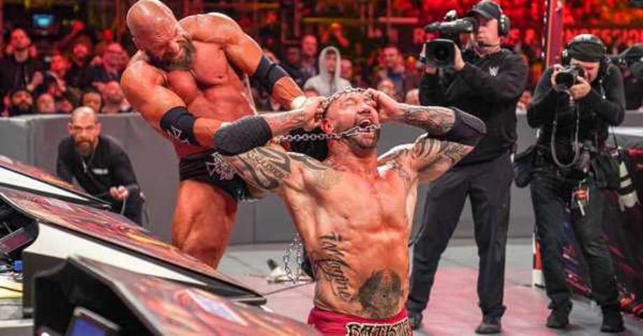 Triple H Defeats Batista In A Vicious No-Holds-Barred Match At WRESTLEMANIA