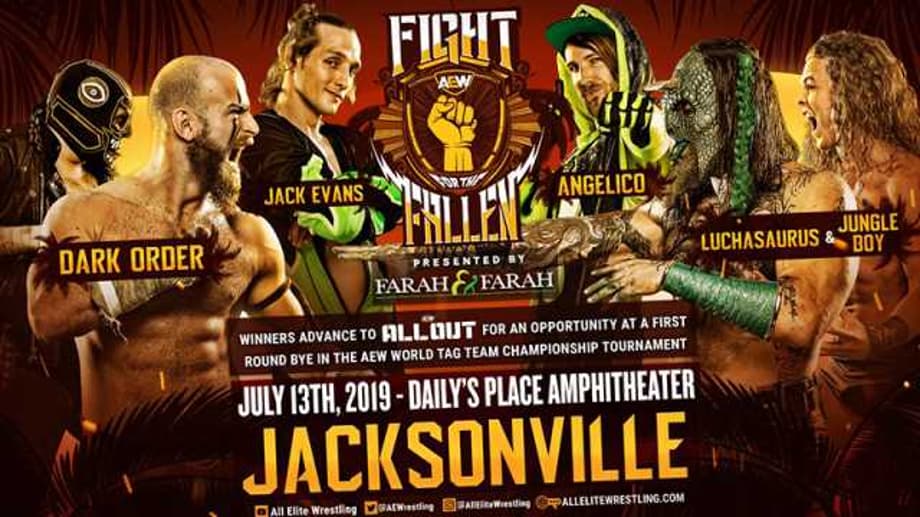 Triple Threat Tag Team Match With Title Tournament Stipulation Has Been Added To AEW FIGHT FOR THE FALLEN