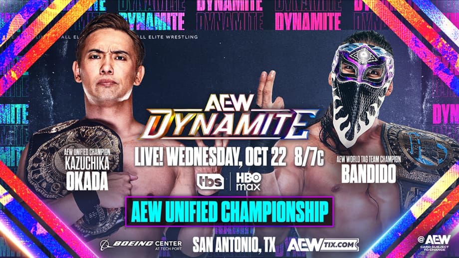 Two Big Championship Matches Have Been Confirmed For AEW DYNAMITE